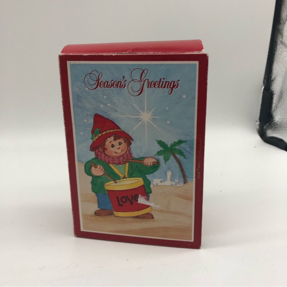 Vintage Christmas Elf Scented Candle In Original Gift Box